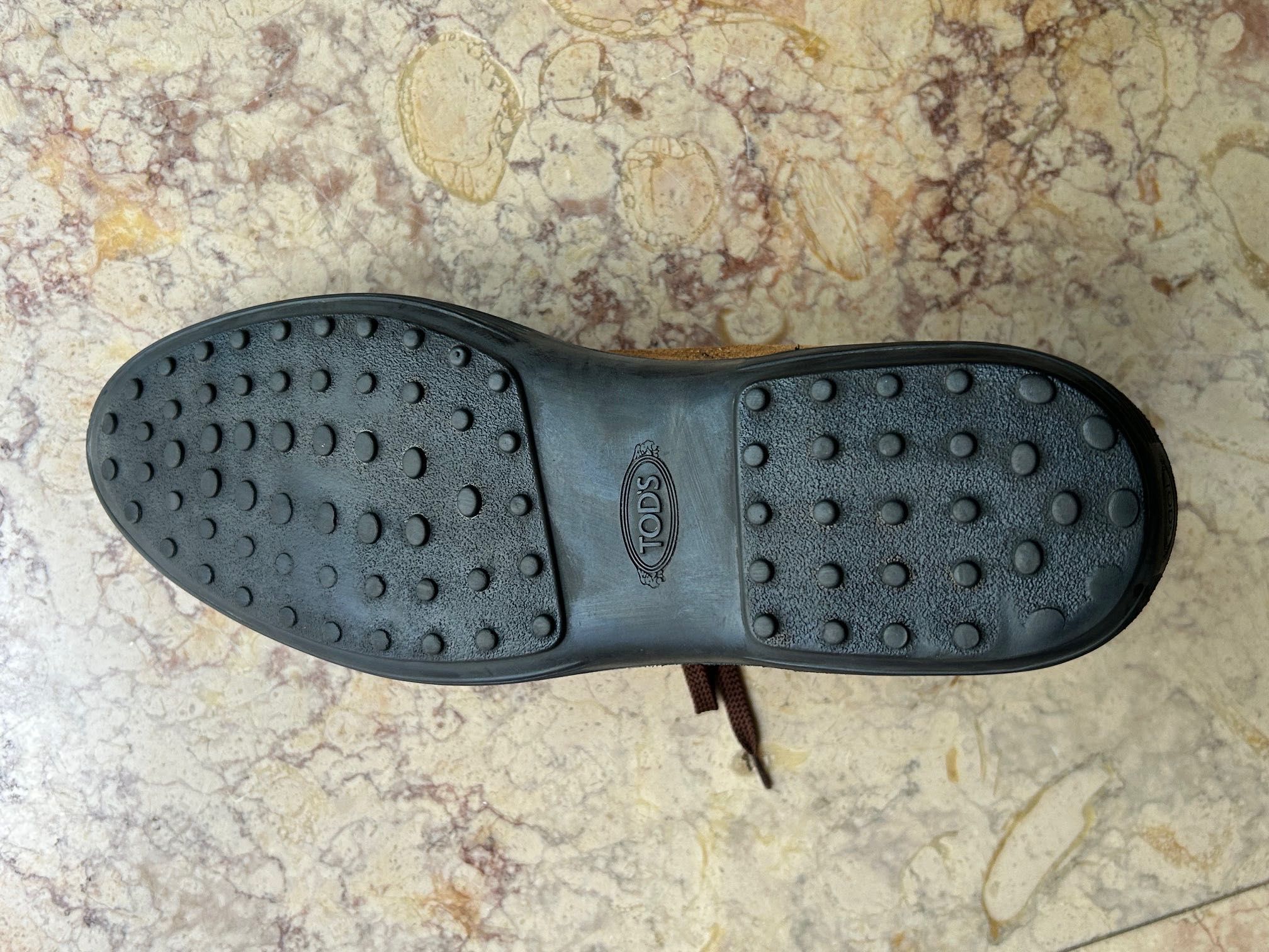 Botins de camurça beje da TOD´S em excelente estado