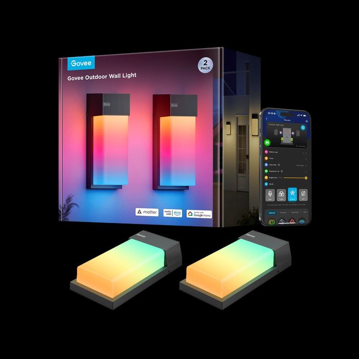 Розумні Ліхтарі вуличні Govee 2 шт RGB