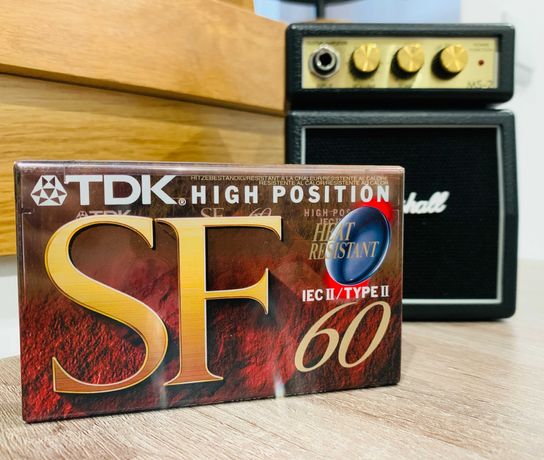Cassete de áudio nova - selada TDK SF 60 (preço 10x unidades)