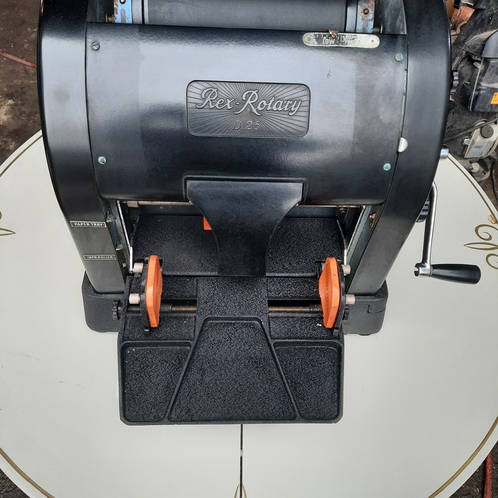 Roxy Rotary D25 prasa drukarska dla kolekcjonera usa