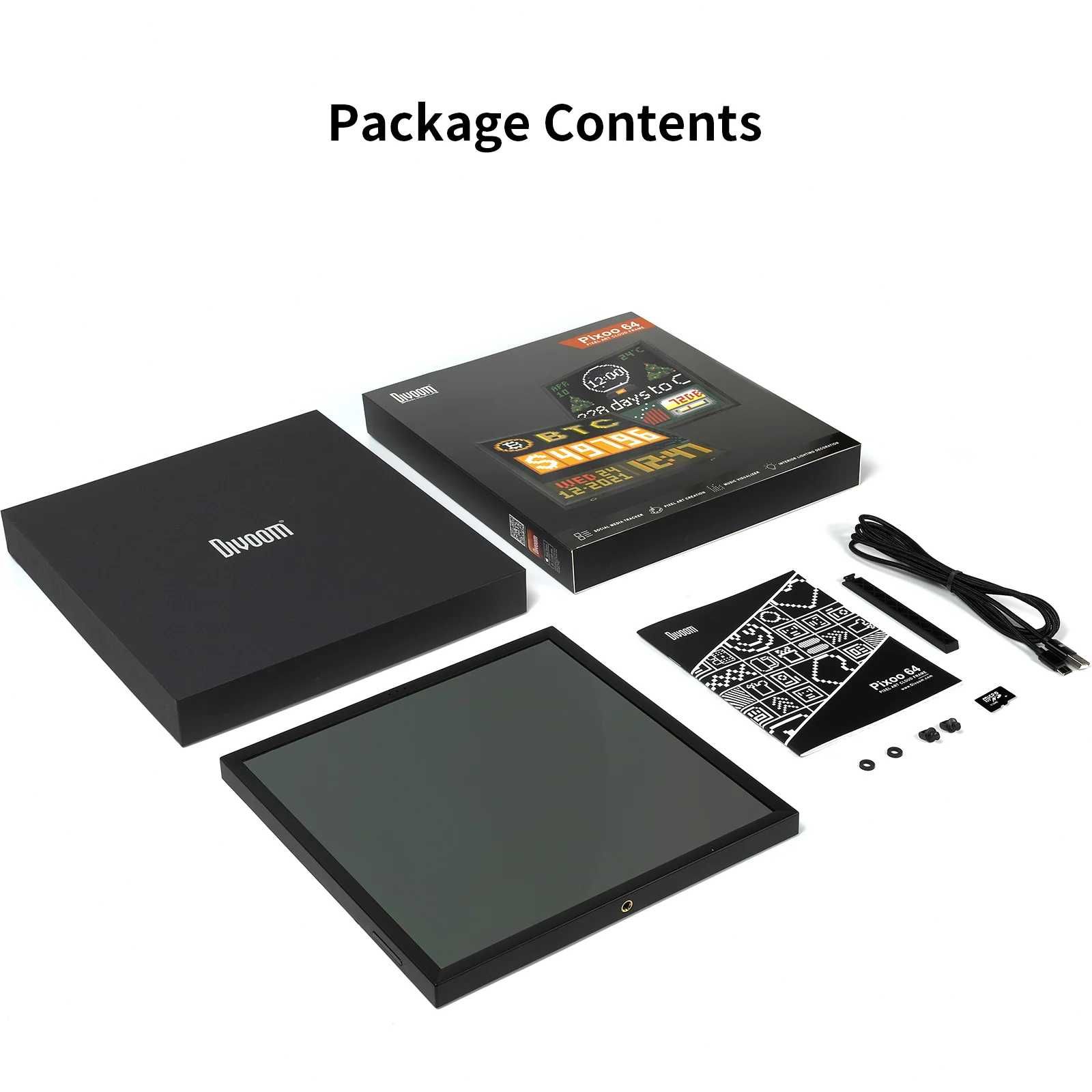 [Usado] Painel Divoom Pixoo 64 WiFi Pixel Cloud Digital Picture Frame