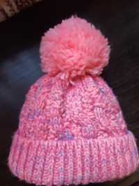 Зимова шапка  для дівчинки