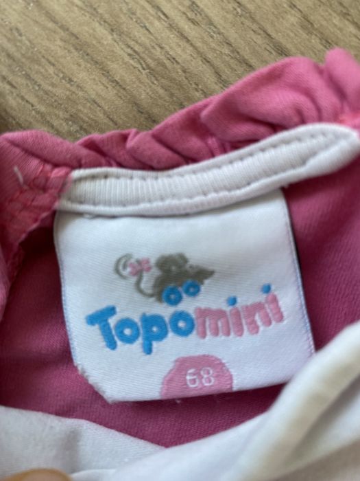 Bluzka niemowlęca z flamingiem (Topomini, r. 68)