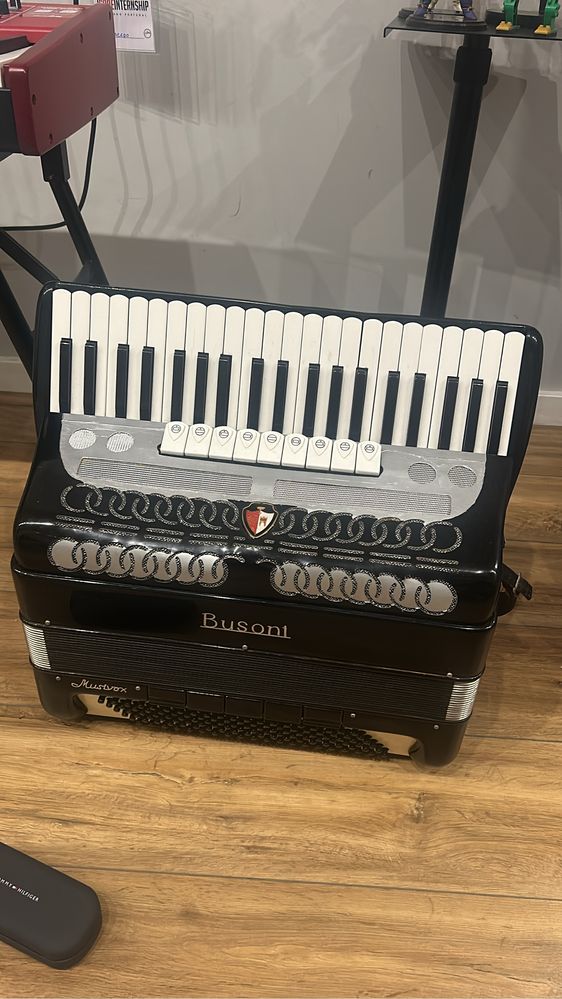 Acordeon Busoni italiano 120 baixos todo revisado eafinado ano 70