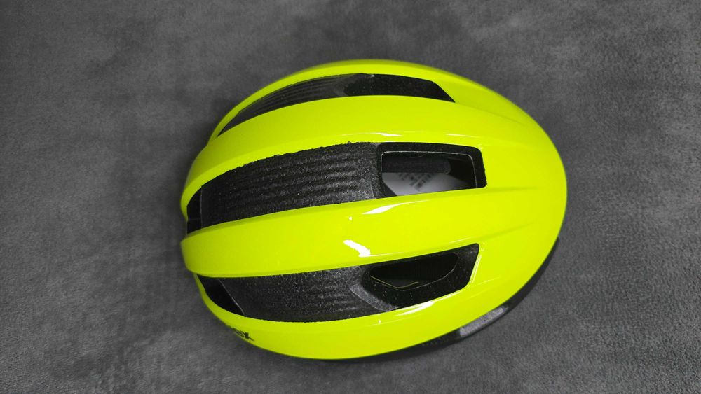 Lekki Kask rowerowy UVEX RISE CC Neon Yellow Bk Matt rozmiar 56-59 cm