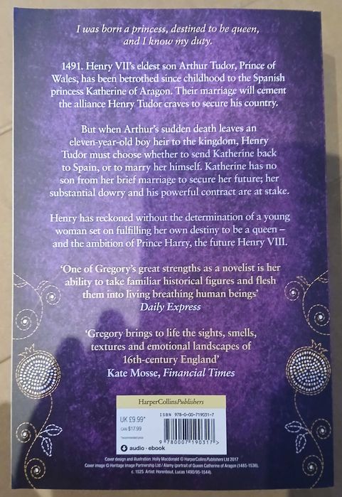The Constant Princess de Philippa Gregory