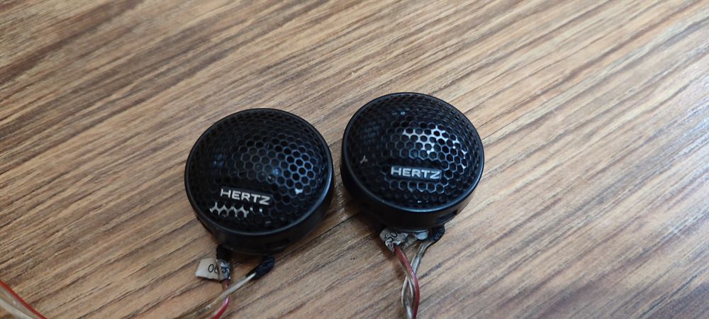 Głośniki Tweetery HERTZ DT24.3 80W Gwizdki Syczki Wysokotonowe