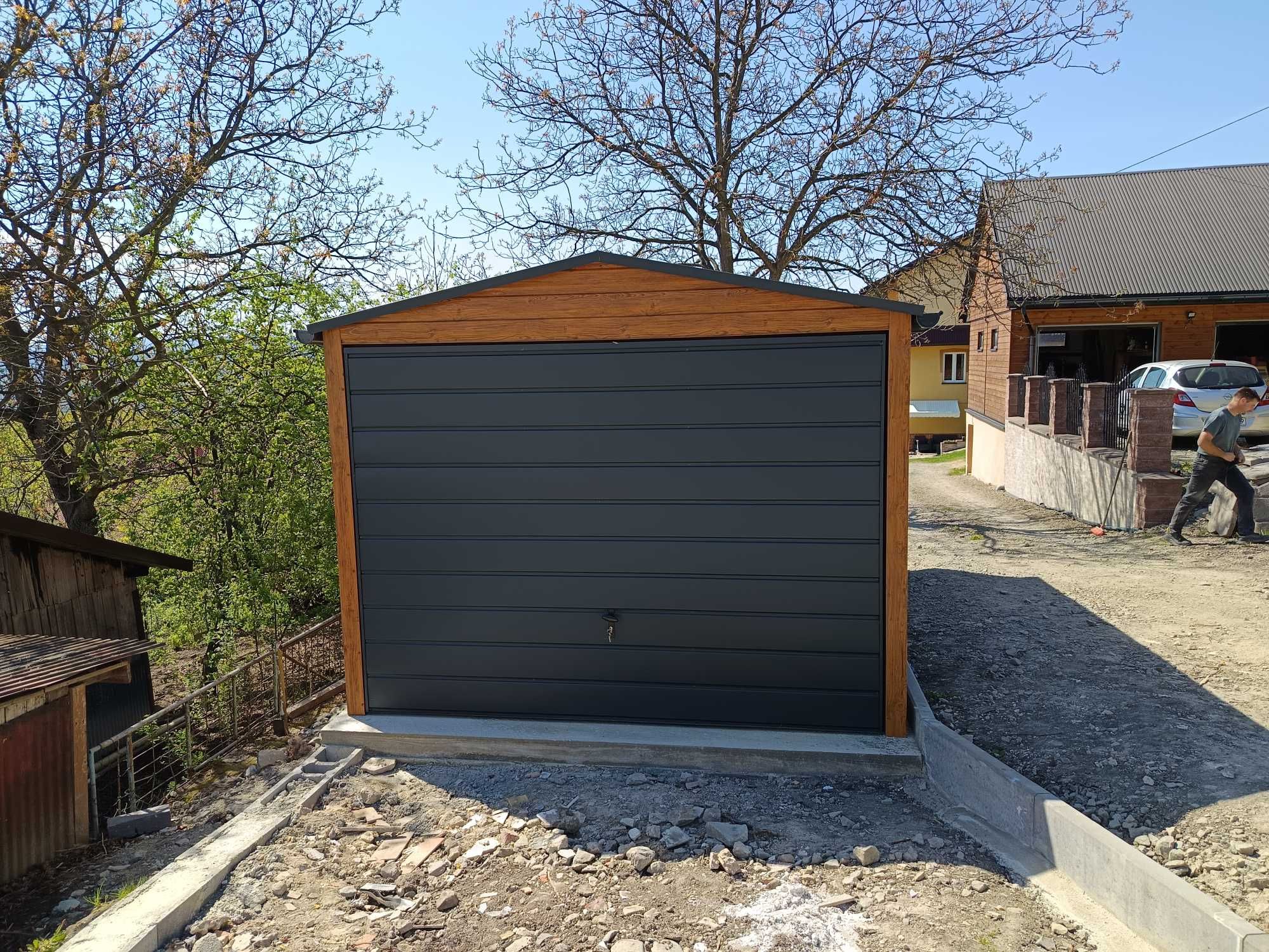 Garaż blaszany garaz blaszak 3x5 garaże blaszane 5x7 6x6 profil kolor