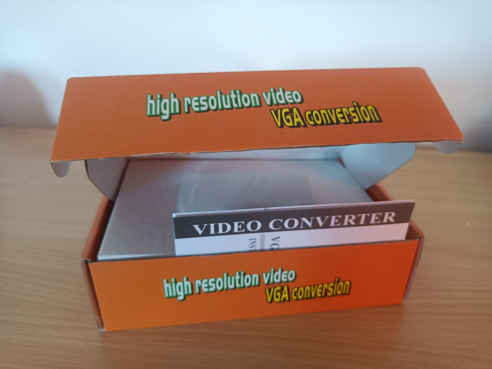 Konwerter Wideo VGA na AV RCA S-Video Monitor PC