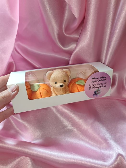 Букет квітів із зефіру