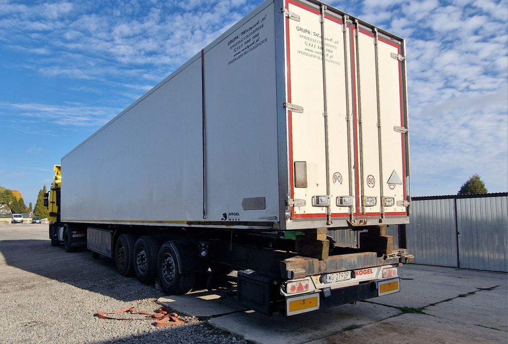 Kogel trax,  maxima 1300, naczepa Kogel chłodnia