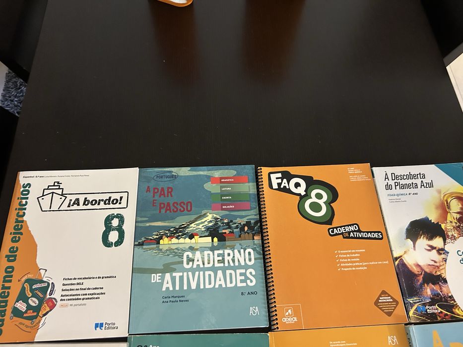Livros de atividades do 8 ano