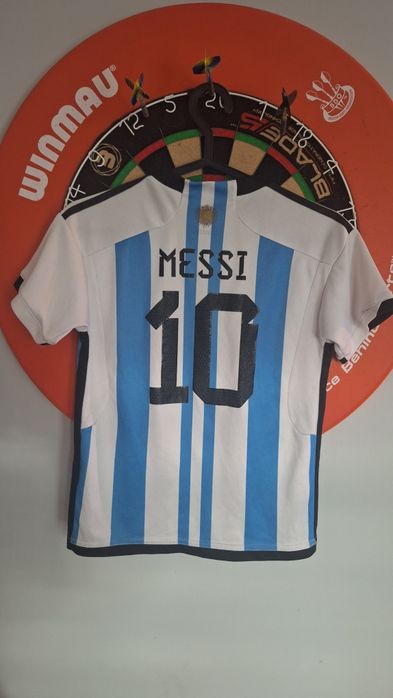 koszulka piłkarska dziecięca Argentyna #10 Messi 146 cm