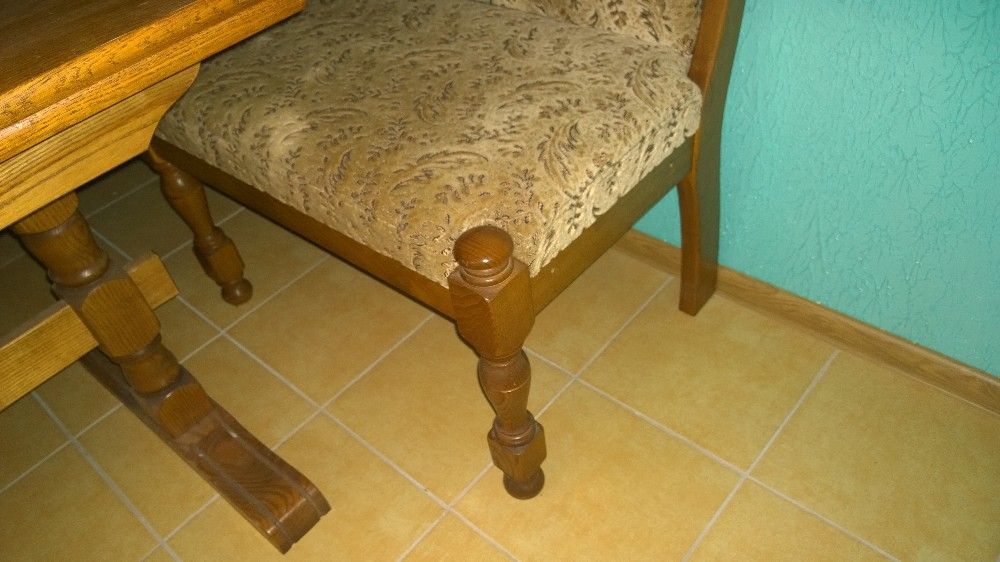 ława dębowa narożna