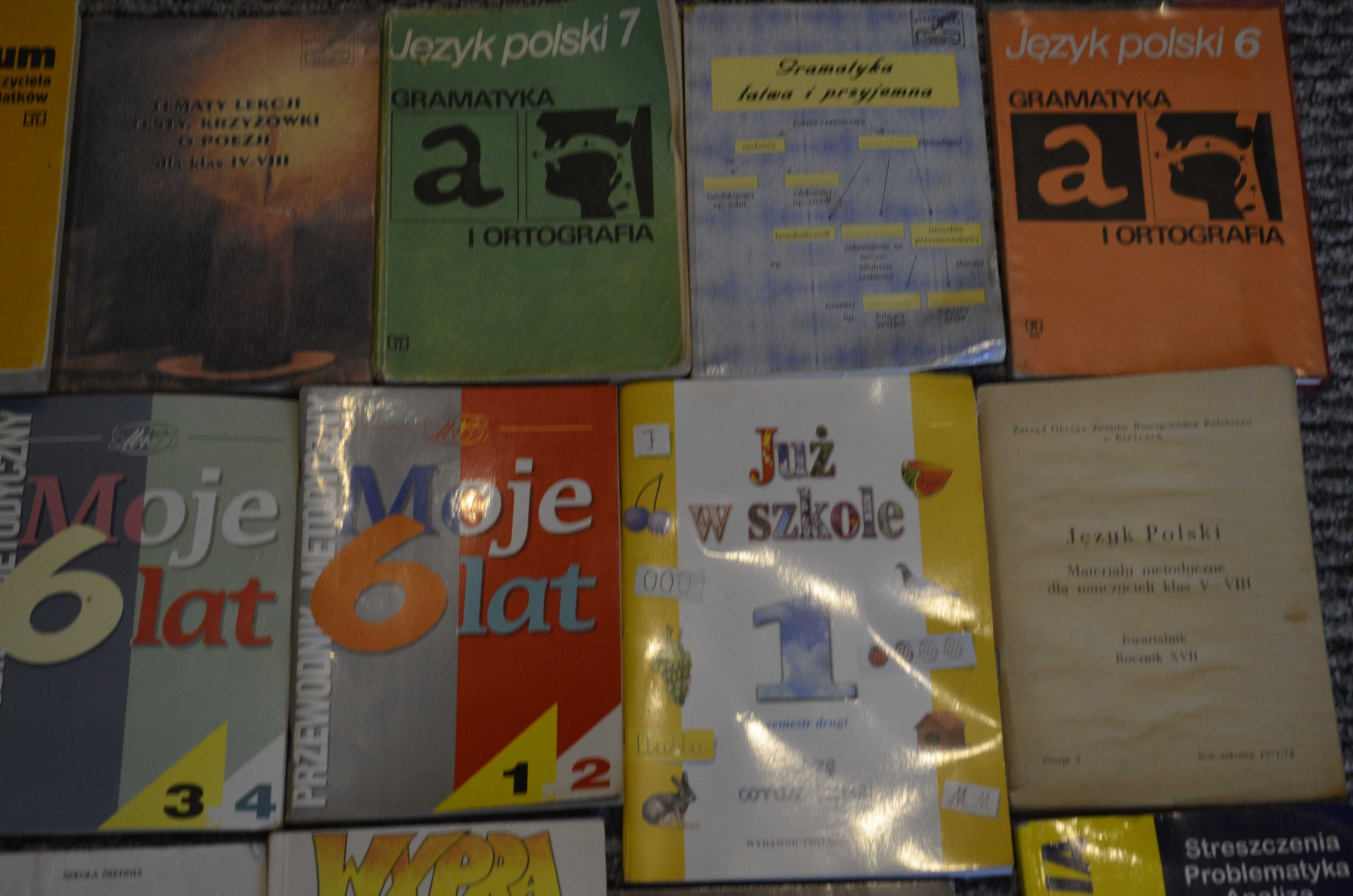 Książki do nauczania lub nauki języka polskiego w klasach 0-8
