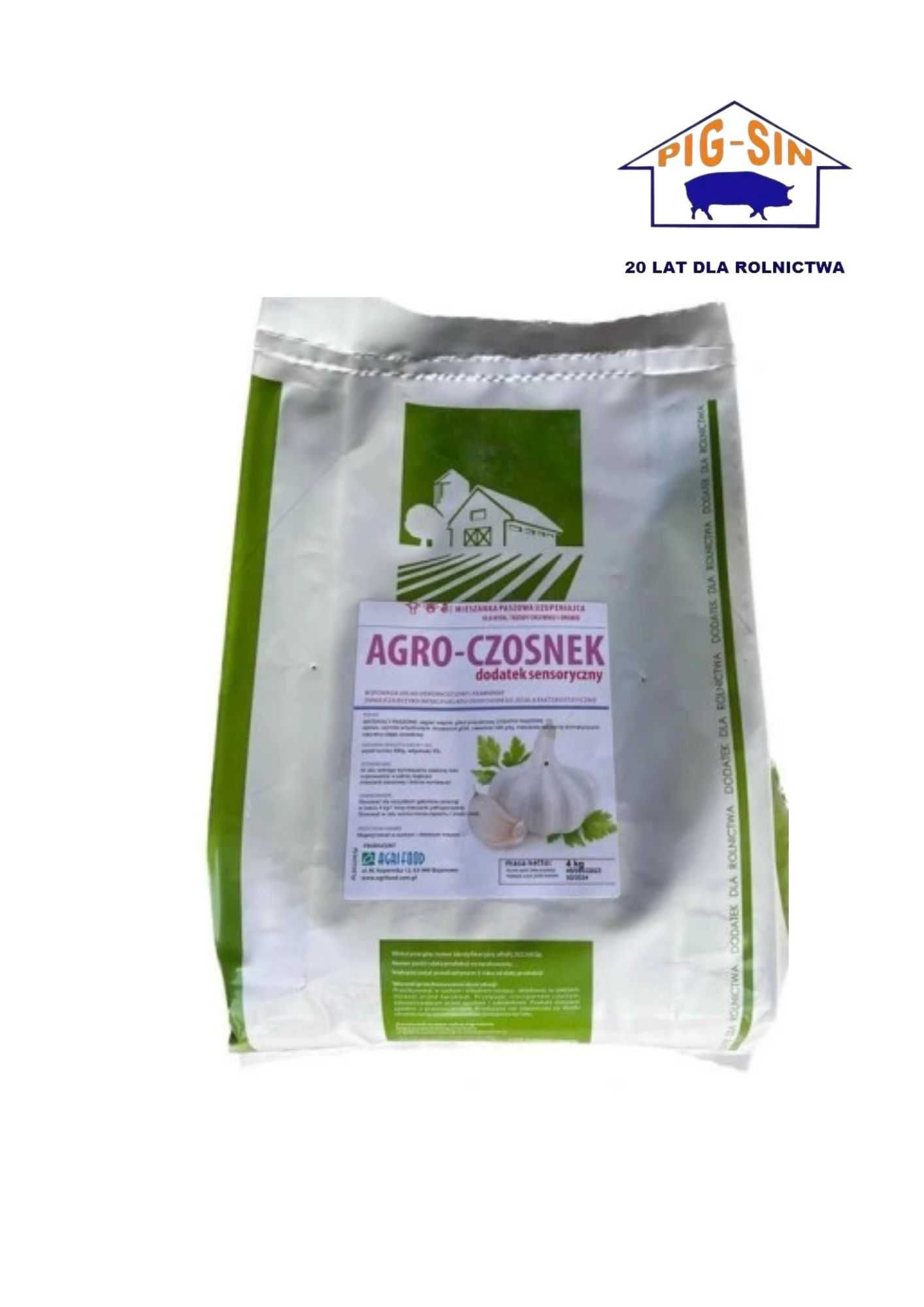 Agro czosnek naturalny konie/bydło/trzoda/drób 4kg  PROMOCJA