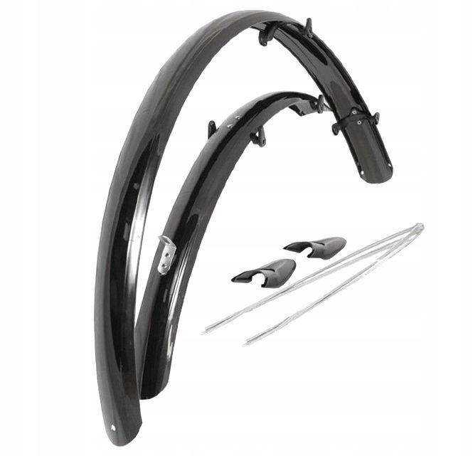 Orion błotniki rowerowe 28" czarne 58mm chlapacze winyl