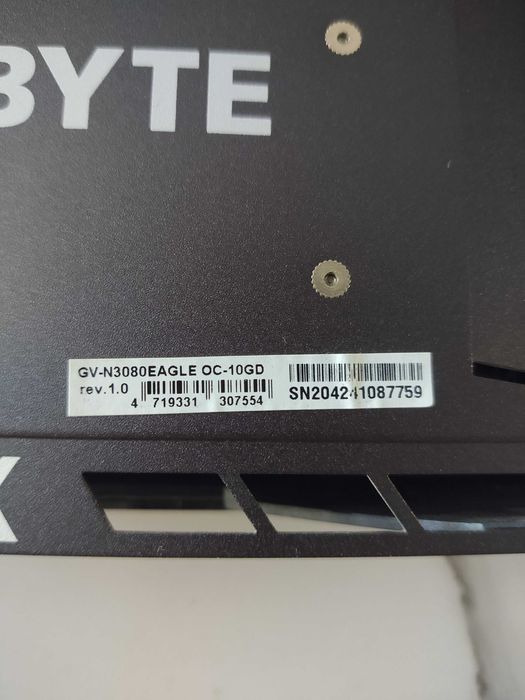 Gigabyte GeForce RTX 3080 Eagle OC 10GB karta graficzna GDDR6X