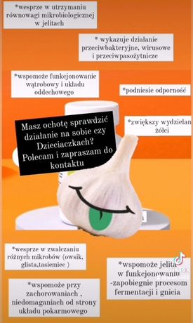 Czosnek extrakt  Garlik  90szt/kapsułek suplement