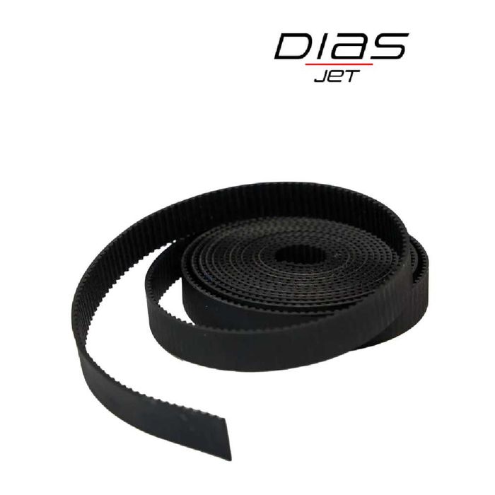 Pasek zębaty czarny