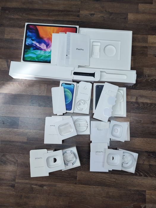 Продам упаковки apple iphone, watch, ipad, airpods.
Ко
