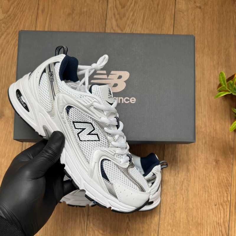 NewBalance530WhiteSilverNavyMR530SG R.36