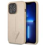 Etui Guess Saffiano Triangle Logo na iPhone 13 Pro / iPhone 13 - beżow