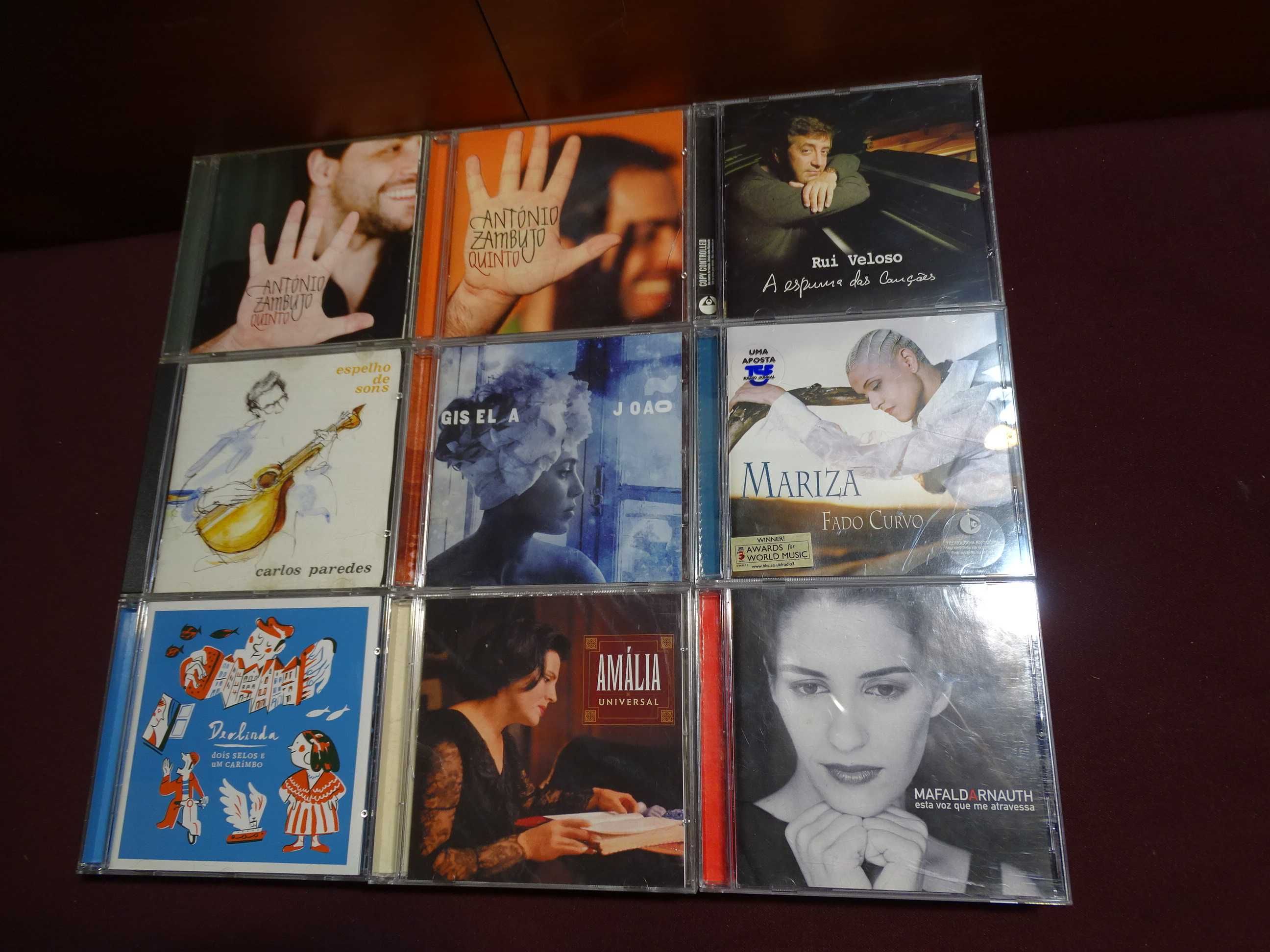 CDs Musica Portuguesa/Excelente estado/5 euros cada artigo