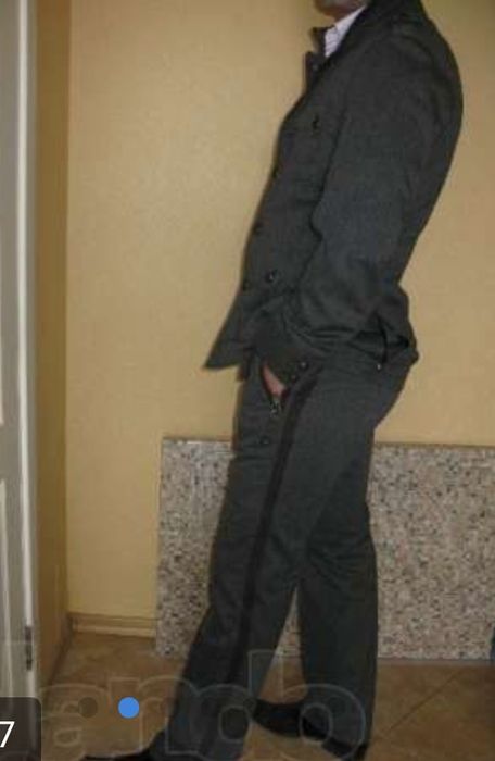 Костюм пиджак брюки класика р L