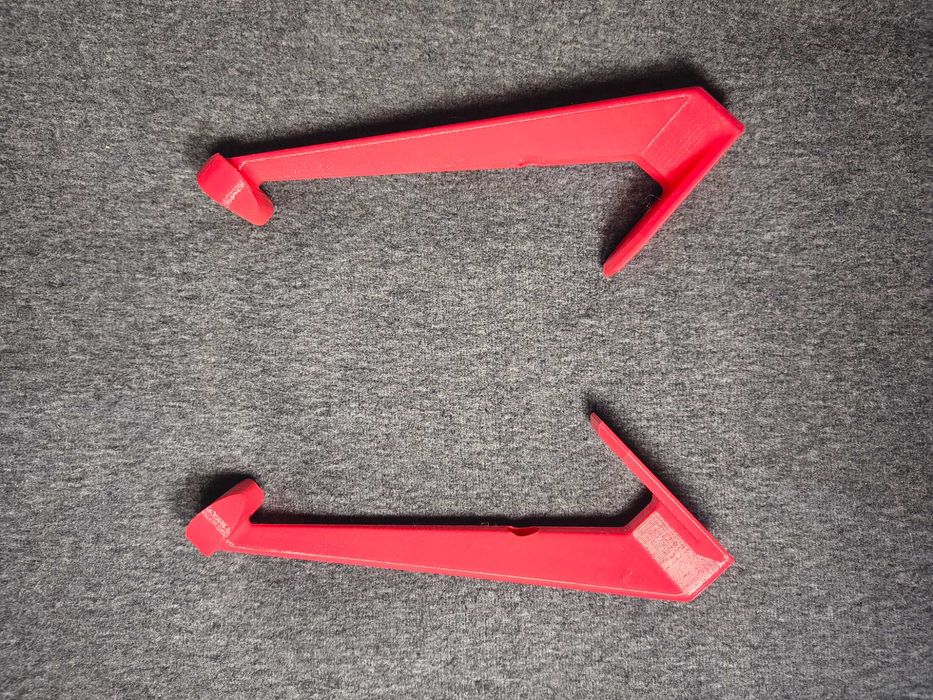 Uchwyty na rękawice motocyklowe wieszaki druk 3d