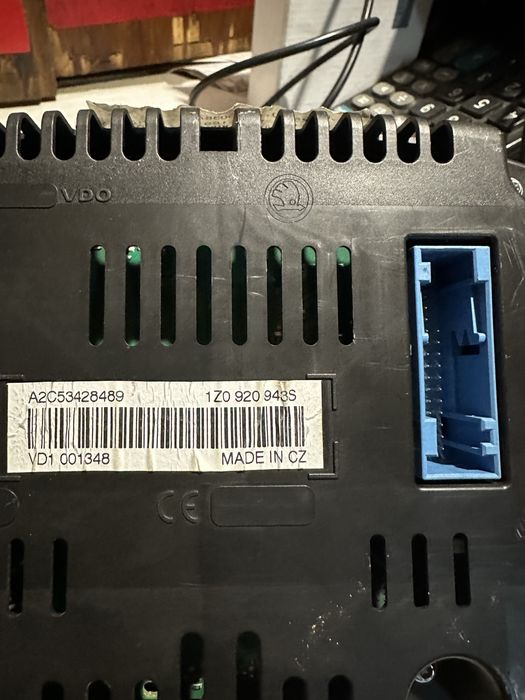 Панель приборов Skoda A5