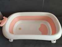 Ванночка дитяча біло-рожева