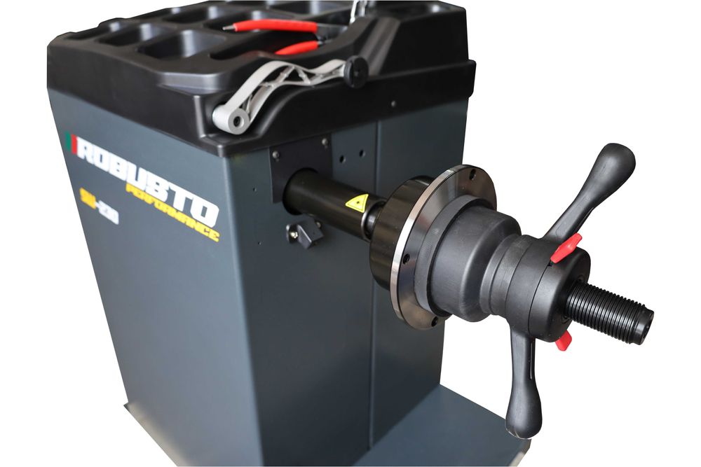 Wyważarka automatyczna Robusto z laserem i ramieniem pomiarowym 230V