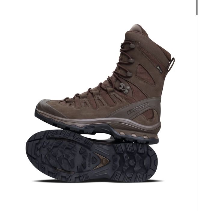 Берці зимові Salomon Quest 4D Forces High Gore-Tex.Коричневі
