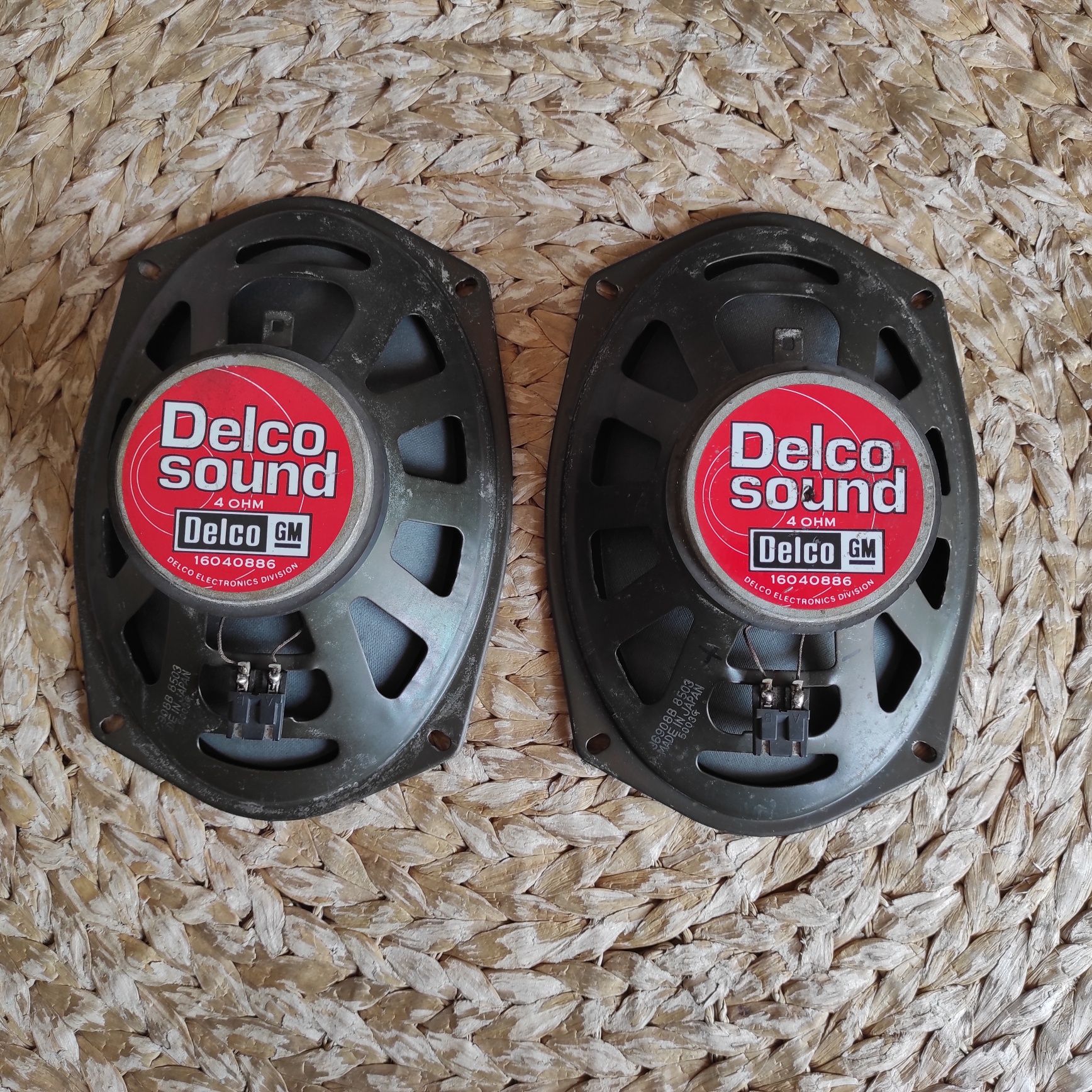 Głośniki DELCO Sound 4Ohm GM General Motors 6x9 cali eliptyczne