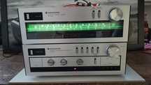 Wieża vintage wzmacniacz plus tuner firmy Kenwood