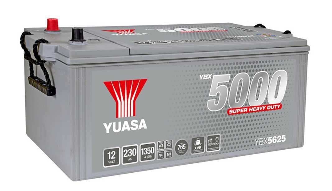 Akumulator 230Ah 12V YUASA 5000 Series Super Heavy Duty 1350A L+