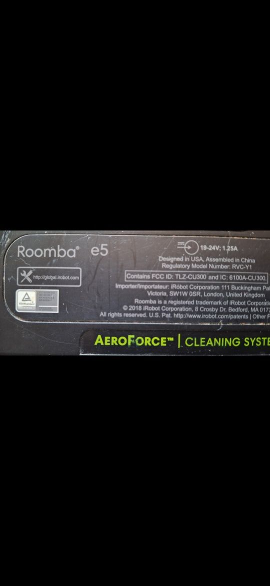 IRobot Roomba E5 + stacja dokująca + wirtualna ściana