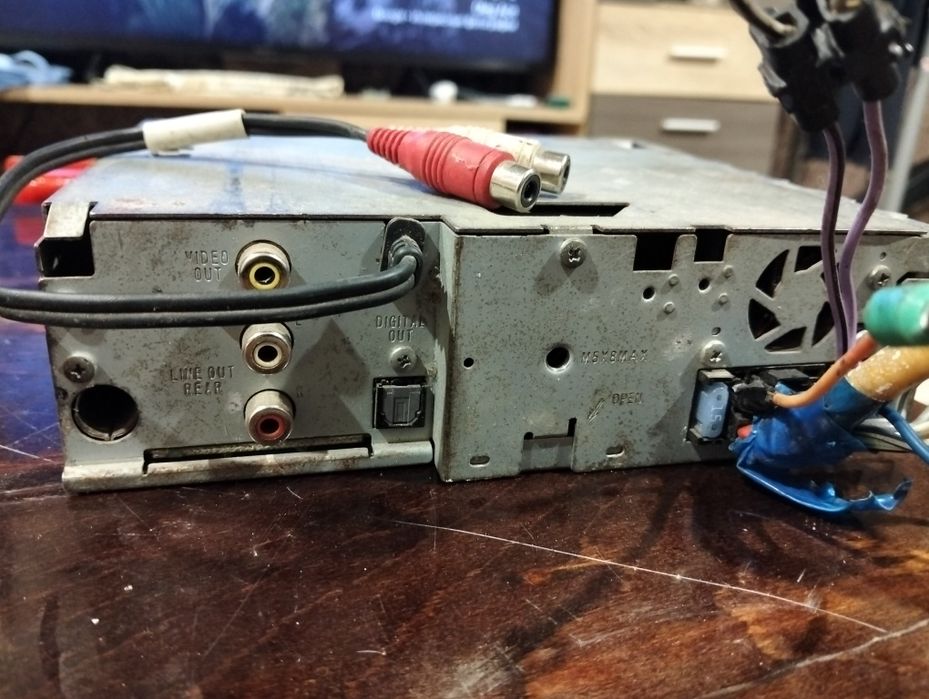 Автомагнітола. JVC KD-DV6405, процесор, DVD, 1din