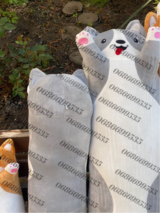 Собака коргі батон 50,70,90,110,130 см , іграшка пес , кот батон