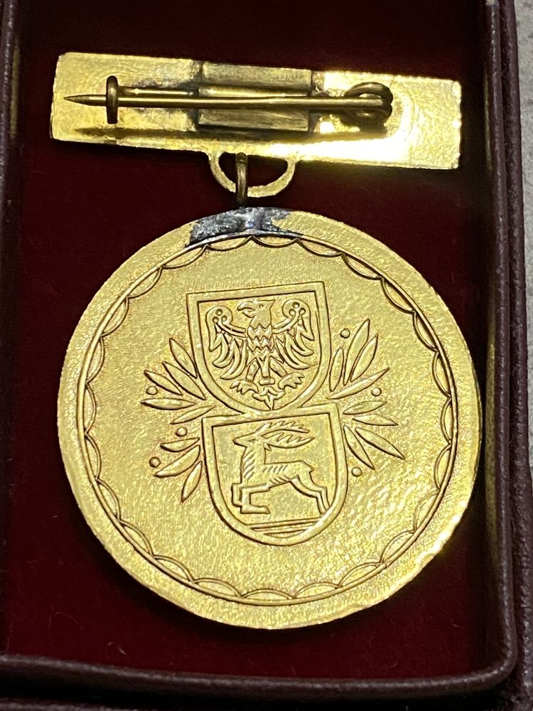 Odznaka medal Za zaslugi w rozwoju Pily. Miejska Rada Narodowa