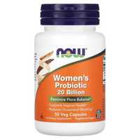 NOW Foods пробиотик для женщин. 20 млрд КОЕ, 50 растительных капсул