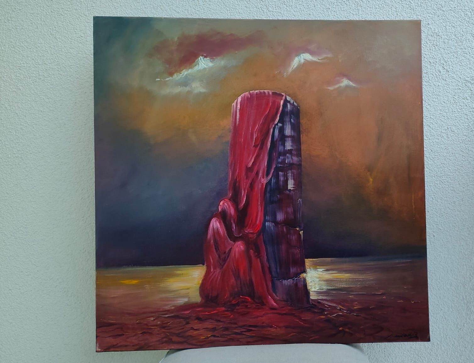Promocja Obraz olejny surrealizm * kobieta * 70/70