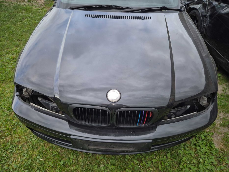 Maska BMW e46 coupe kabrio black sapphire przedlift