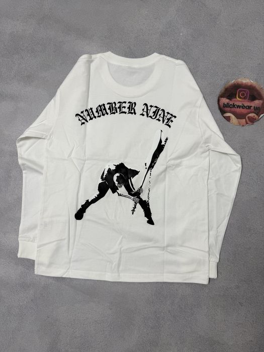 лонгслив skull number nine rick owens balenciaga