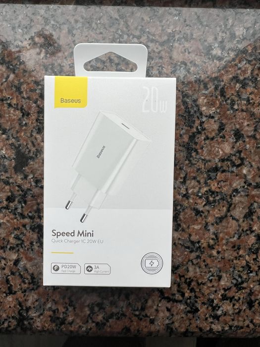 Baseus Speed Mini PD Charger 20W Зарядка.