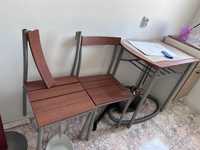 Zestaw ogrodowy stolik krzesła
