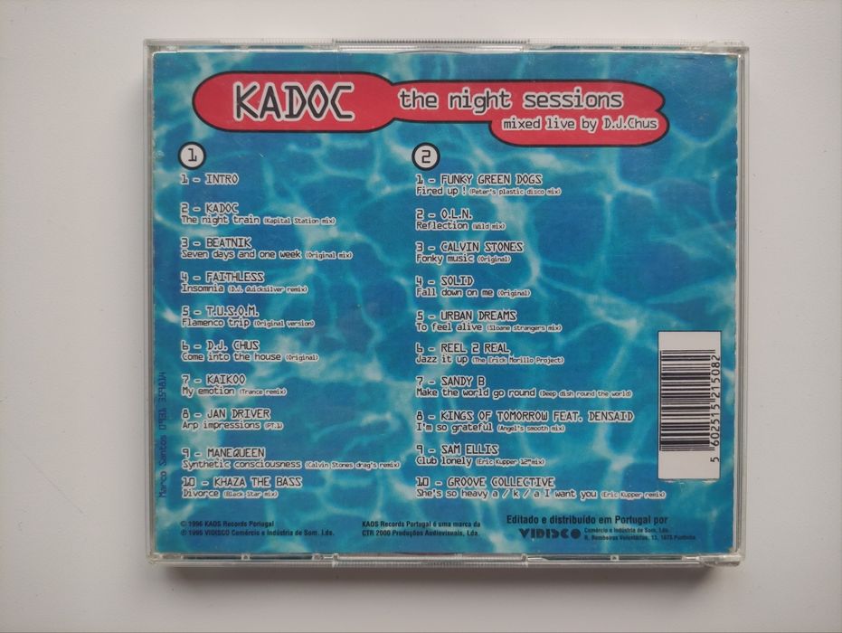 Vários artistas- KADOC The Night Sessions- CD Duplo