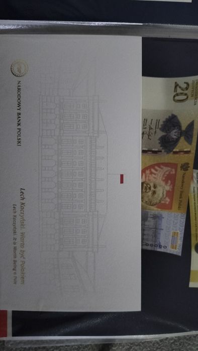 20 zł banknot Lech Kaczyński