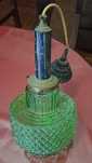 Candeeiro de teto verde